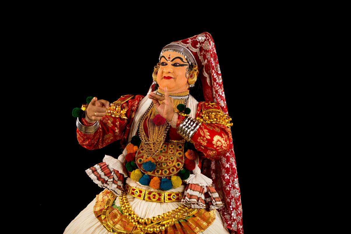 Kathakali Female Character Make-up