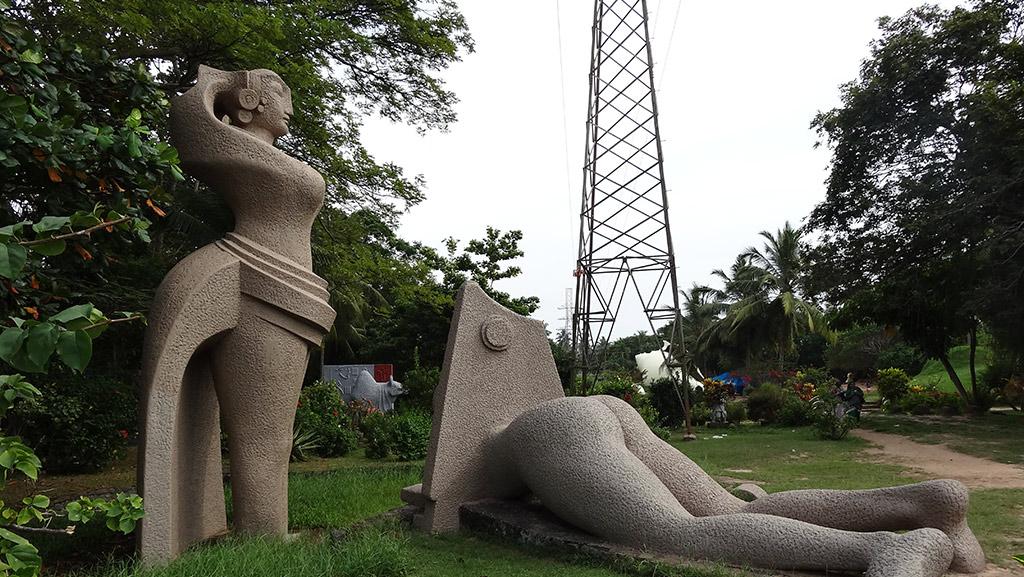 Statues inside Veli Tourist Village