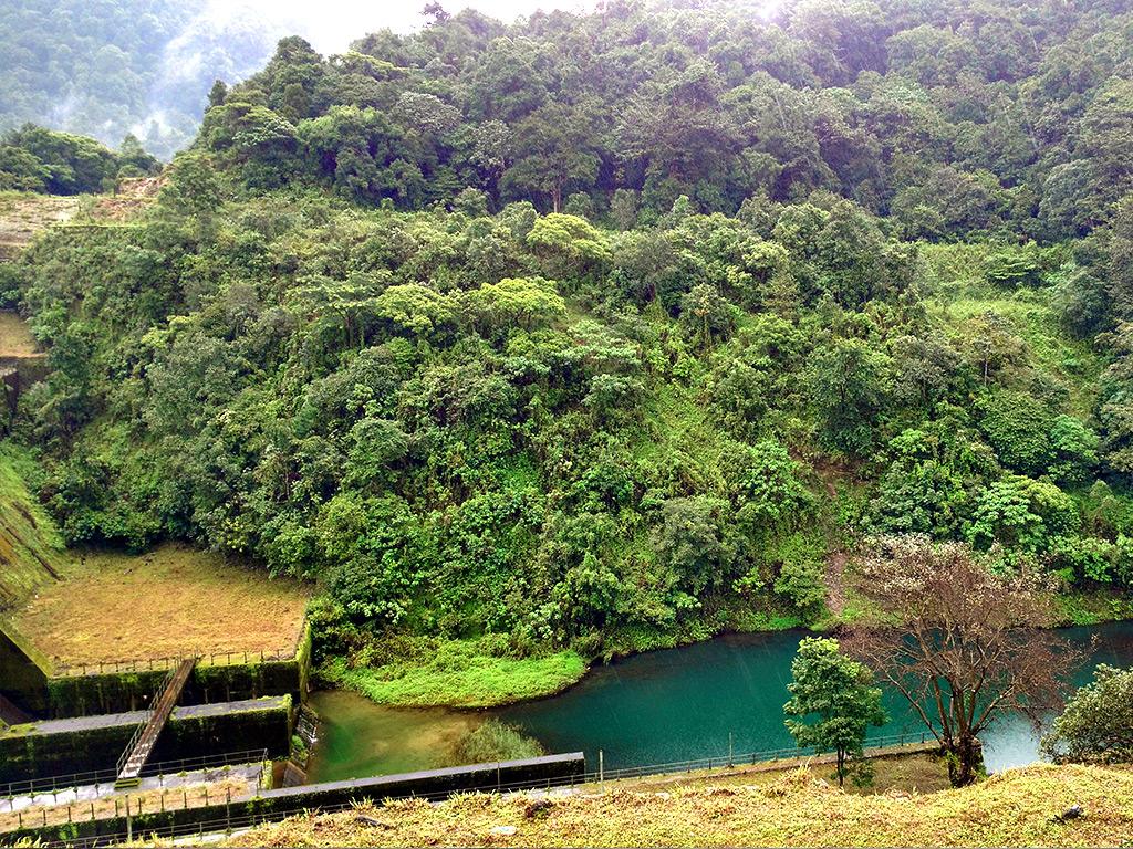 Top view of Kakkayam dam | Kakkayam