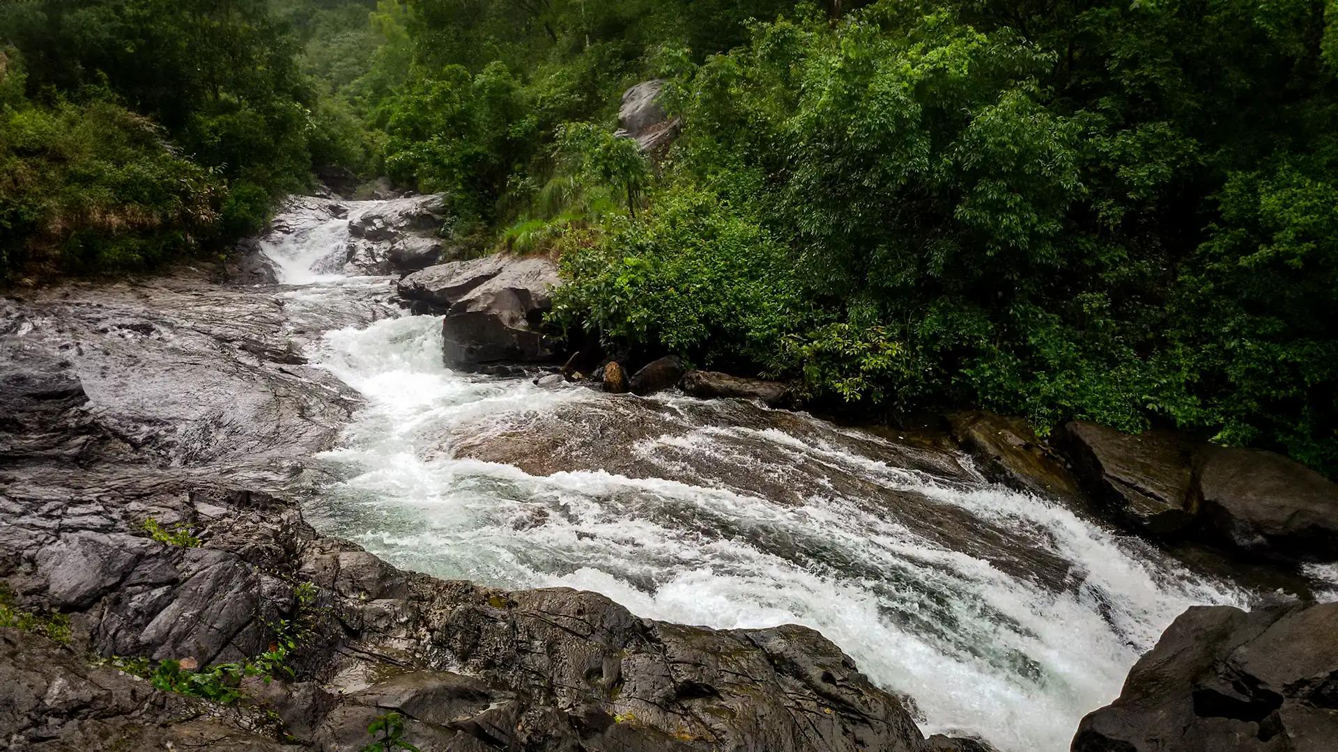 Meenmutty Waterfalls