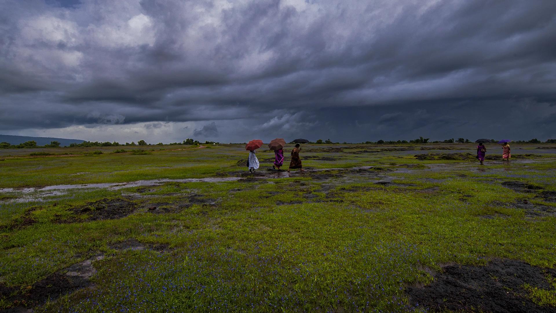 The monsoon rainy season