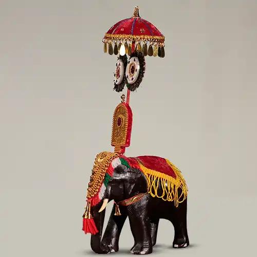 Caparisoned Elephant Model