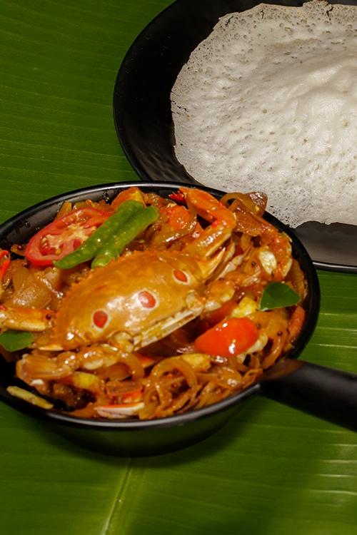 Appam Crab Masala