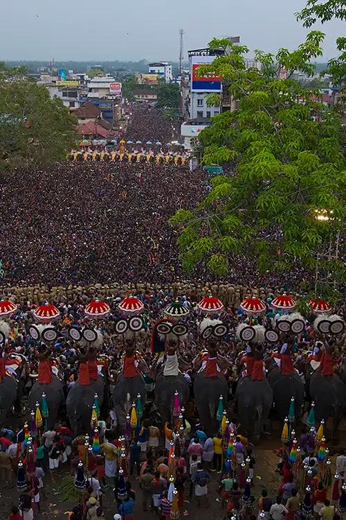 Kudamattam of Thrissur Pooram