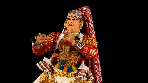 Kathakali Female Character Make-up