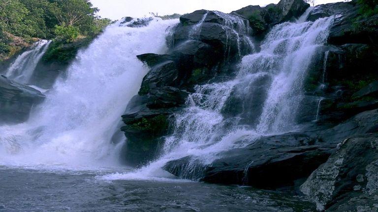 A different view - Thoovanam waterfalls | Chinnar