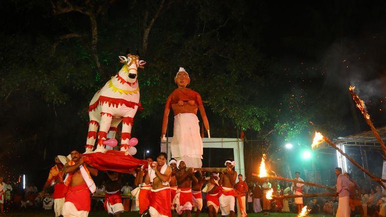 A procession