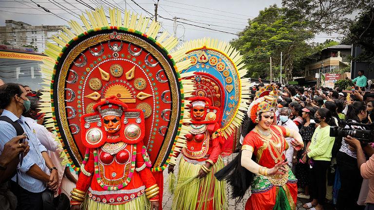 Athachamayam festival at Tripunithura