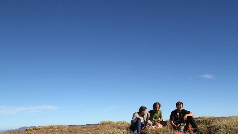 Its resting time - trekkers at Meesapulimala | Munnar