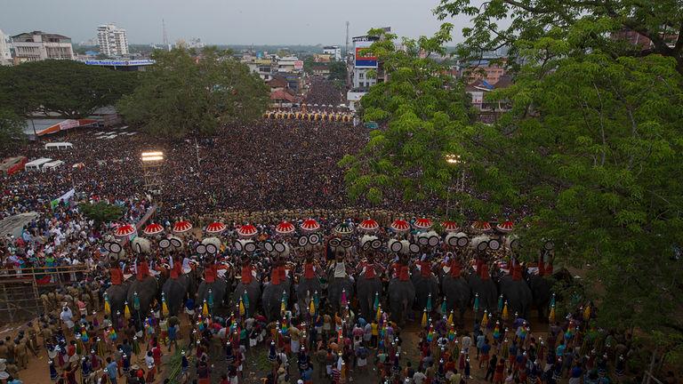 Kudamattam of Thrissur Pooram