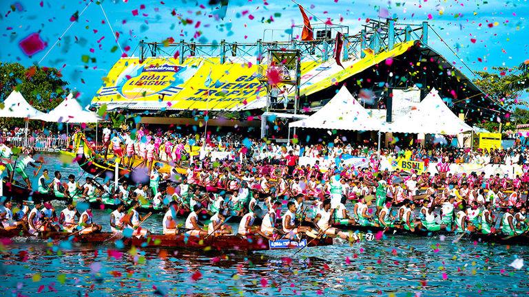 Nehru Trophy Boat race, the greatest water regatta at Alappuzha