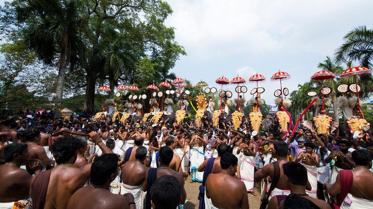 Pakal Pooram, Thrissur