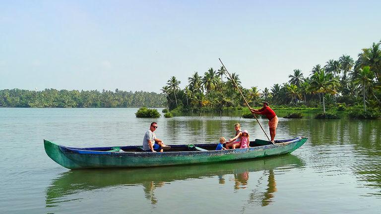 Ponnumthuruthu near Varkala