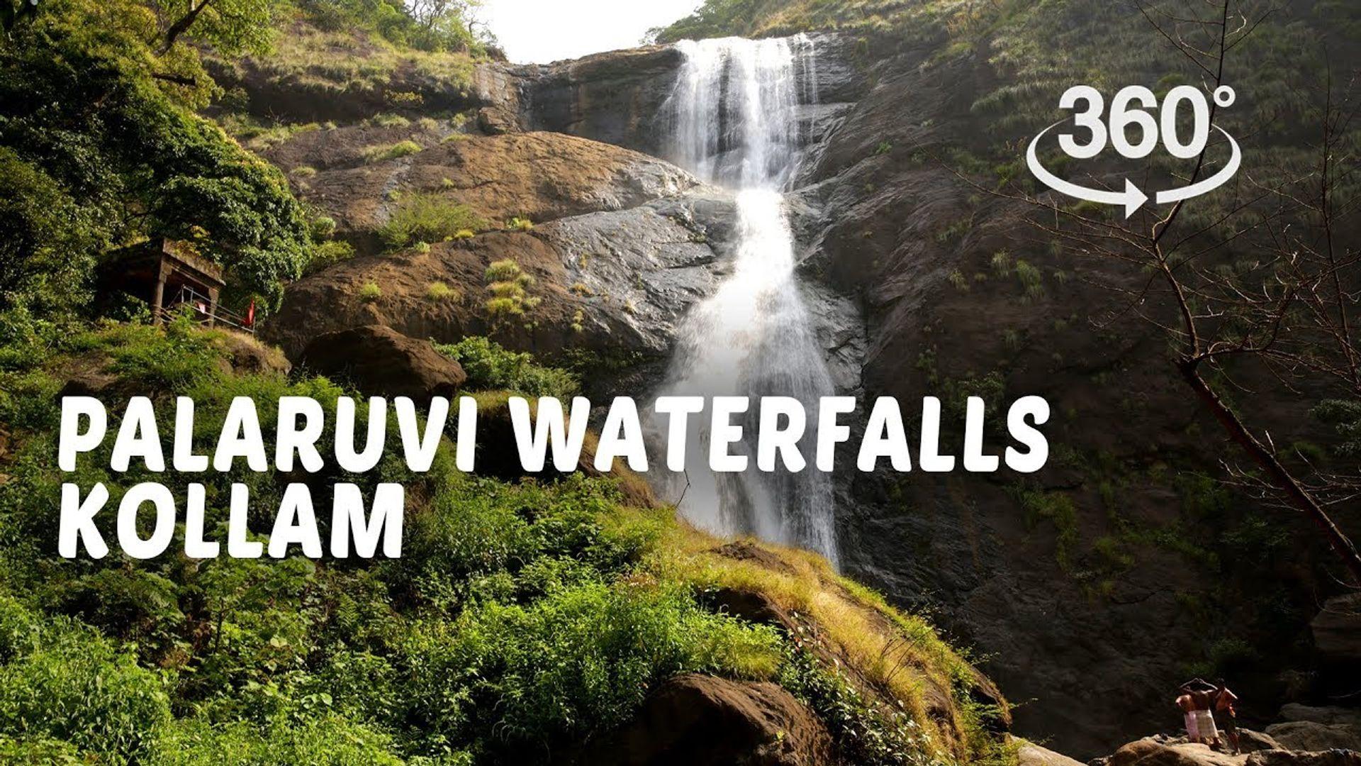 Palaruvi Waterfalls, Kollam | 360° Video