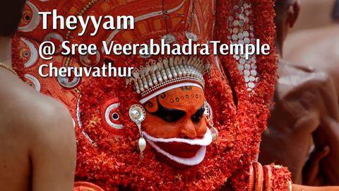 Theyyam @ Cheruvathur Sree Veerabhadra Temple