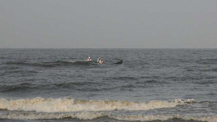 Kuzhupilly Beach near Vypeen Island in Ernakulam 