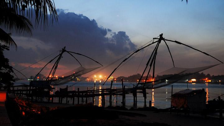 Vasco da Gama Square - best place to watch Chinese Fishing Nets, Fort Kochi, Ernakulam 